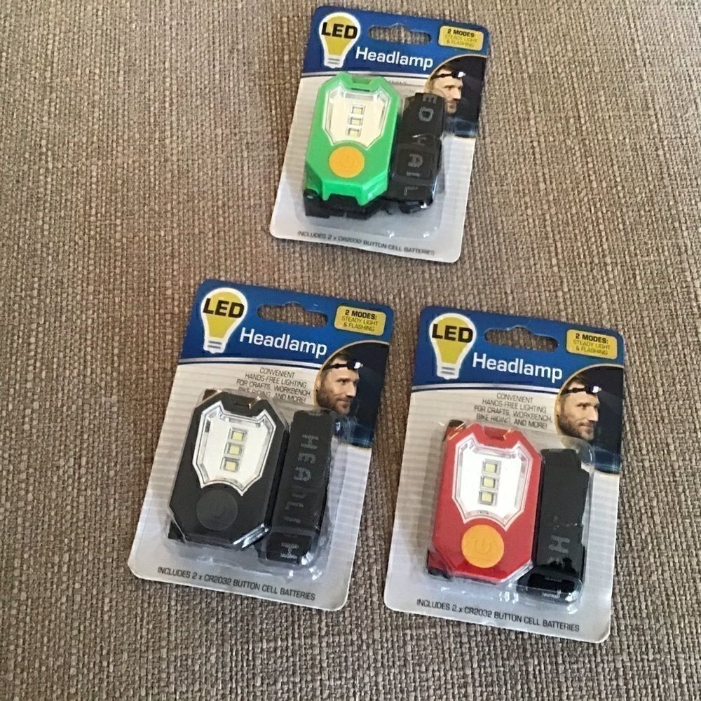 LED Headlamps 3 pack bundle. - Picture 3 of 6